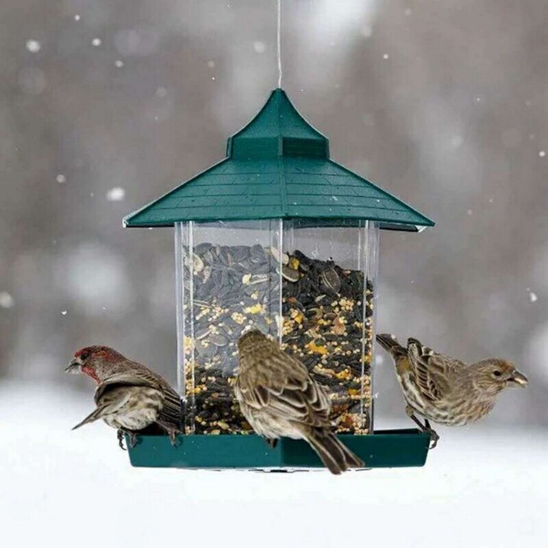 Enhance Your Outdoor Experience with the Outdoor Balcony Waterproof Hanging Bird Feeder